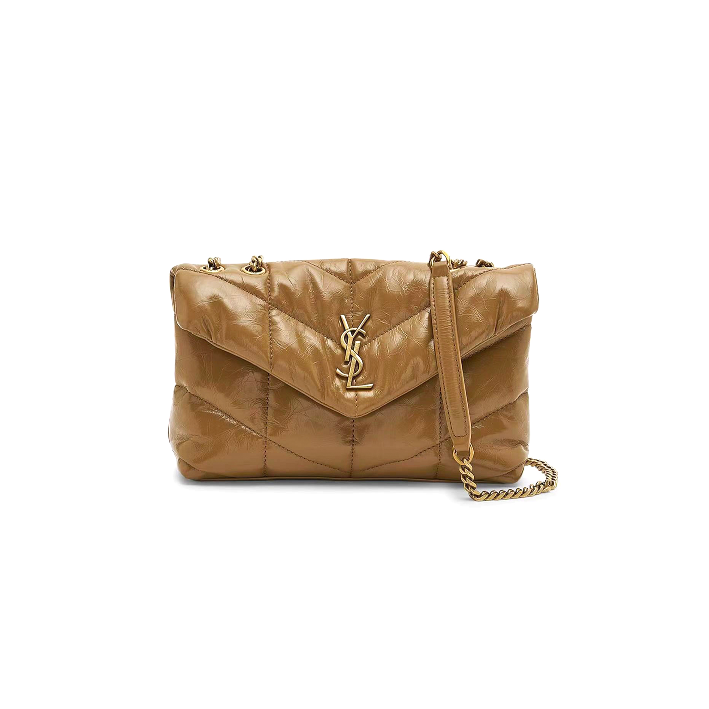 YSL TOY PUFFER IN LEATHER 24022219864407 (23*15.5*8.5cm)